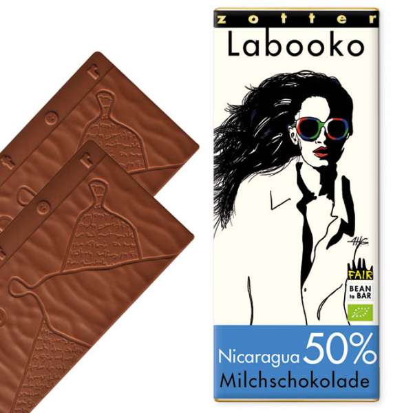 Zotter Labooko Milchschokolade Nicaragua 50% 70g