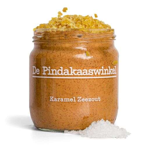 Erdnussbutter Karamell und Seesalz von De Pindakaaswinkel 420ml