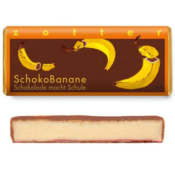 Zotter Schokobanane - Schokolade macht Schule 70g