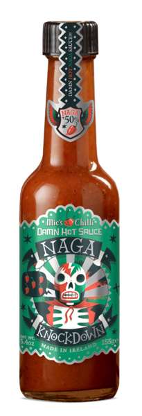 Mic's Chilli Damn Hot Sauce Naga Knockdown 155g
