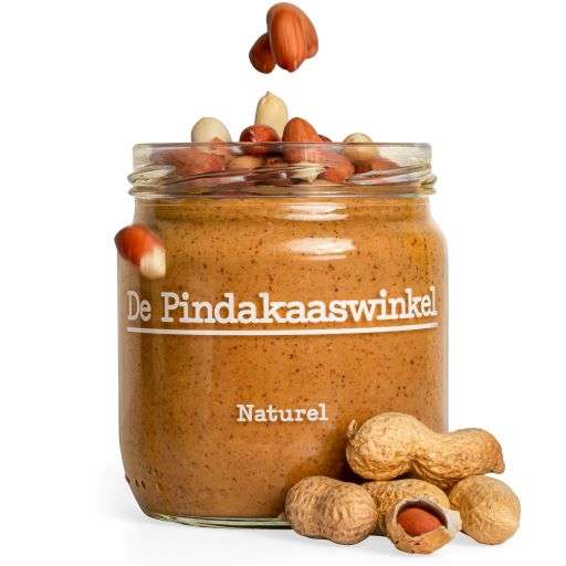 Erdnussbutter Natural von De Pindakaaswinkel 420ml