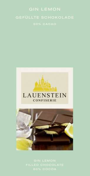 Lauenstein Gin Lemon 60% Cacao 80g