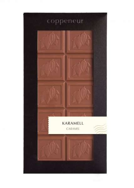 Coppeneur Karamell Vollmilchschokolade 85g Tafel