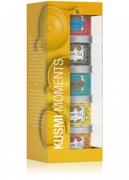 Geschenkset Kusmi Moments - ausgewählte Tees von Kusmi 125g (5 x 25g Dose)