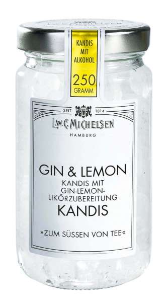 Gin & Lemon Kandis mit Alkohol 250g