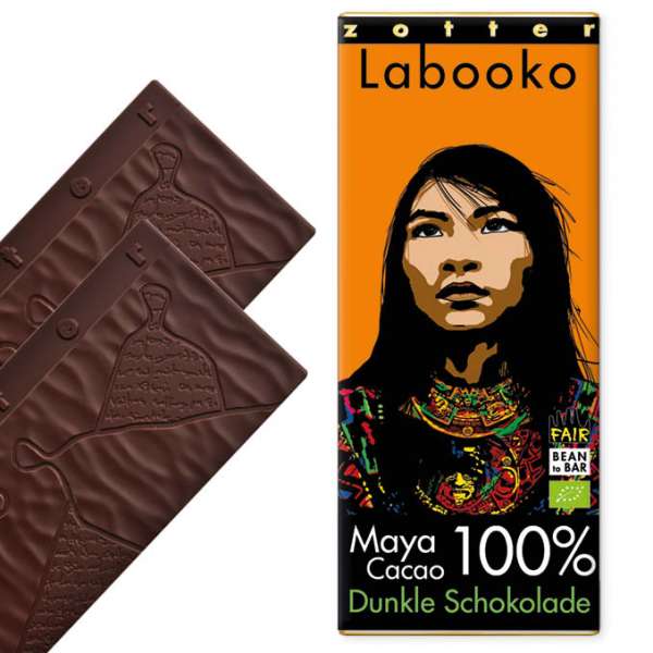 Zotter Labooko 100% Maya Cacao Vegan und Laktosefrei 65g