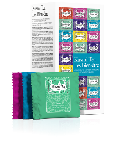 Kusmi Wellness Tea (Les Bien-être) - Die Kusmi Welt in Teebeuteln 52,8 g