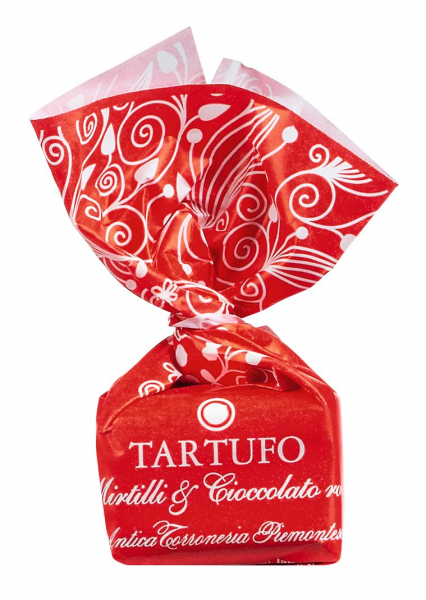 Tartufo dolci Mirtilli & Cioccolato rosa - Weiße Schokolade 14g