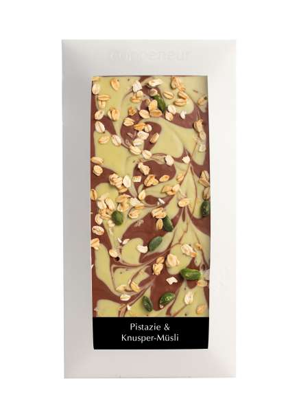 Coppeneur Cuvée Schokolade Pistazie & Knusper-Müsli 85g